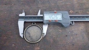 MEDALHA DEPORTIVA METALICA DIAMETRO 45 MM.